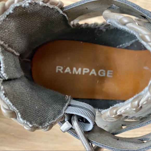 Rampage Trinity Taupe Cut Out Ankle Boots - Picture 7 of 10